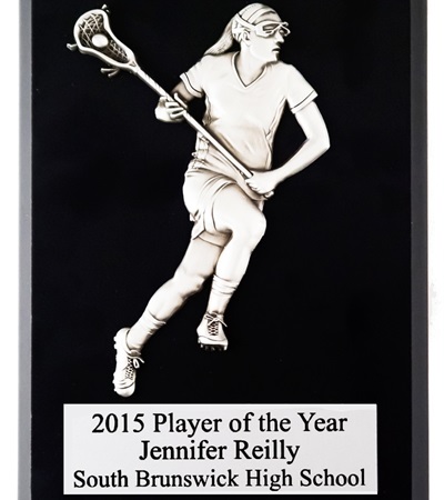 FCP79 Female Figure Lacrosse Plaque